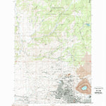 United States Geological Survey Butte North, MT (1989, 24000-Scale) digital map