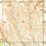 United States Geological Survey Butte NW, NE-SD (1951, 24000-Scale) digital map