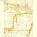 United States Geological Survey Butte SE, NE (1952, 24000-Scale) digital map