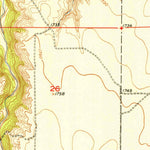 United States Geological Survey Butte SE, NE (1952, 24000-Scale) digital map