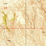 United States Geological Survey Butte SE, NE (1952, 24000-Scale) digital map