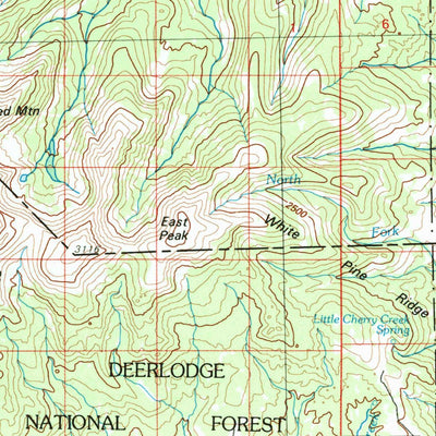 United States Geological Survey Butte South, MT (1975, 100000-Scale) digital map