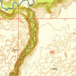 United States Geological Survey Butte SW, NE (1951, 24000-Scale) digital map