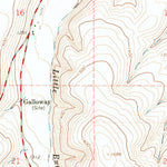 United States Geological Survey Butter Creek Junction, OR (1968, 24000-Scale) digital map