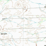 United States Geological Survey Butterbowl, TX (1983, 24000-Scale) digital map