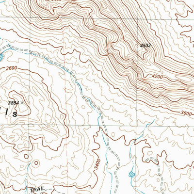 United States Geological Survey Butterbowl, TX (1983, 24000-Scale) digital map
