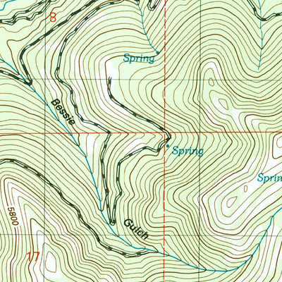 United States Geological Survey Butterfield Gulch, ID (2004, 24000-Scale) digital map