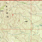United States Geological Survey Butterfly Peak, CA (1996, 24000-Scale) digital map