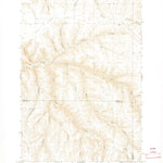 United States Geological Survey Buttermilk Canyon, OR (1969, 24000-Scale) digital map