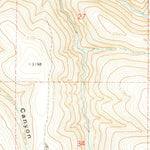 United States Geological Survey Buttermilk Canyon, OR (1969, 24000-Scale) digital map