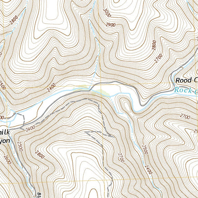 United States Geological Survey Buttermilk Canyon, OR (2020, 24000-Scale) digital map