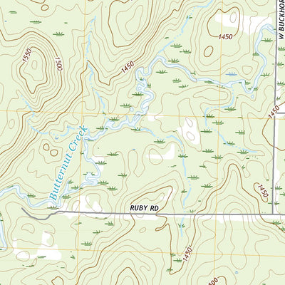 United States Geological Survey Butternut Lake, WI (2018, 24000-Scale) digital map