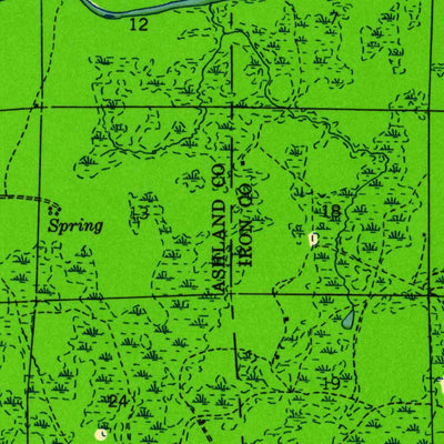 United States Geological Survey Butternut, WI (1940, 48000-Scale) digital map