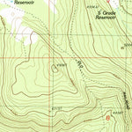 United States Geological Survey Buttes Of The Gods, OR (1988, 24000-Scale) digital map