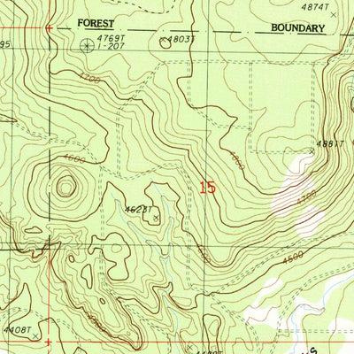 United States Geological Survey Buttes Of The Gods, OR (1988, 24000-Scale) digital map