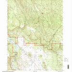 United States Geological Survey Buttes Of The Gods, OR (1998, 24000-Scale) digital map