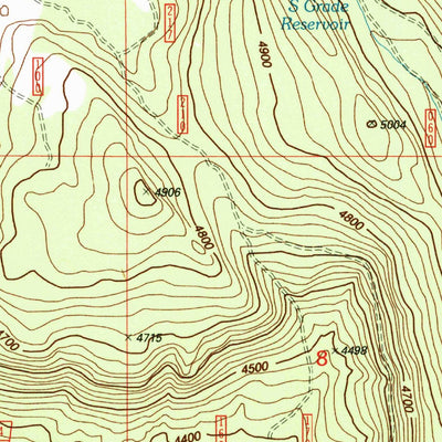 United States Geological Survey Buttes Of The Gods, OR (1998, 24000-Scale) digital map