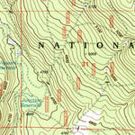 United States Geological Survey Buttes Of The Gods, OR (1998, 24000-Scale) digital map