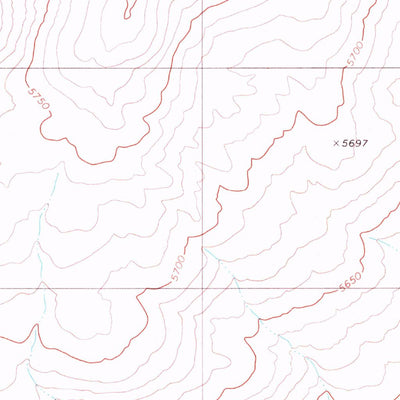 United States Geological Survey Button Lake, NV (1980, 24000-Scale) digital map