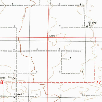 United States Geological Survey Button Mesa NE, NM (1979, 24000-Scale) digital map