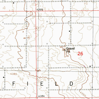 United States Geological Survey Button Mesa NE, NM (1979, 24000-Scale) digital map