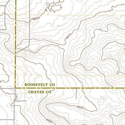 United States Geological Survey Button Mesa North, NM (2023, 24000-Scale) digital map