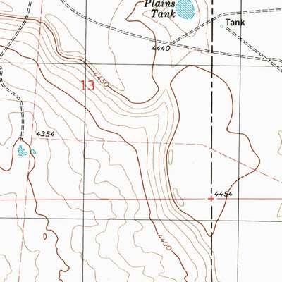 United States Geological Survey Button Mesa South, NM (1979, 24000-Scale) digital map