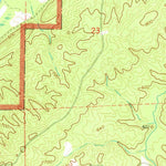 United States Geological Survey Buttston, AL (1971, 24000-Scale) digital map
