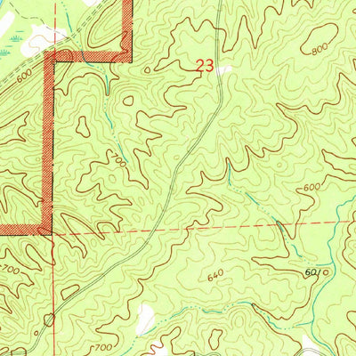 United States Geological Survey Buttston, AL (1971, 24000-Scale) digital map