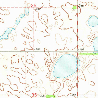 United States Geological Survey Buttzville, ND (1967, 24000-Scale) digital map