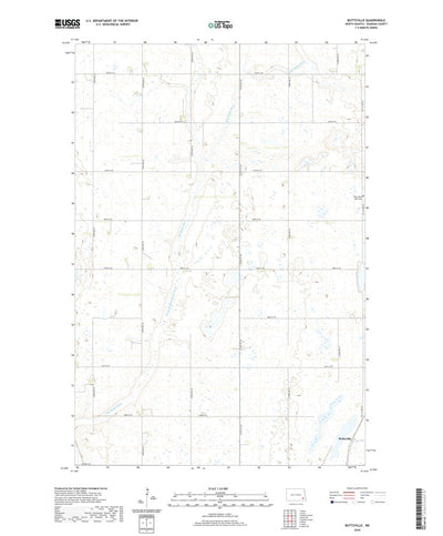 United States Geological Survey Buttzville, ND (2020, 24000-Scale) digital map