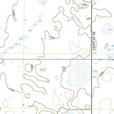 United States Geological Survey Buttzville, ND (2020, 24000-Scale) digital map