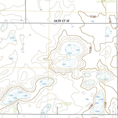 United States Geological Survey Buttzville, ND (2020, 24000-Scale) digital map