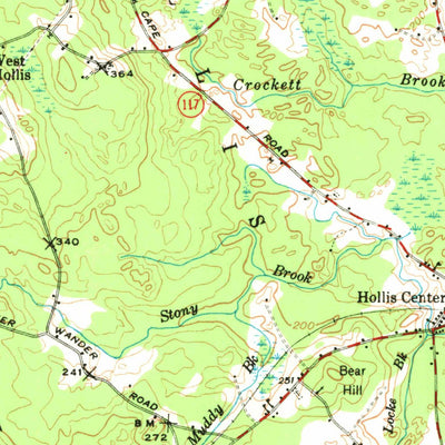 United States Geological Survey Buxton, ME (1942, 62500-Scale) digital map