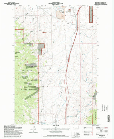 United States Geological Survey Buxton, MT (1996, 24000-Scale) digital map