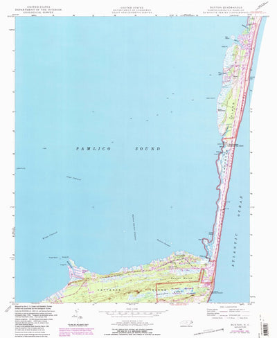 United States Geological Survey Buxton, NC (1948, 24000-Scale) digital map
