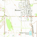 United States Geological Survey Buxton, ND (1971, 24000-Scale) digital map
