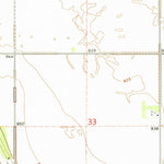United States Geological Survey Buxton NW, ND (1971, 24000-Scale) digital map