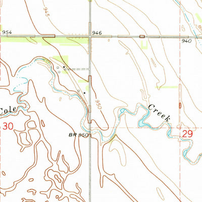 United States Geological Survey Buxton NW, ND (1971, 24000-Scale) digital map