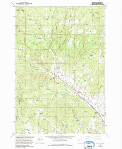 United States Geological Survey Buxton, OR (1979, 24000-Scale) digital map