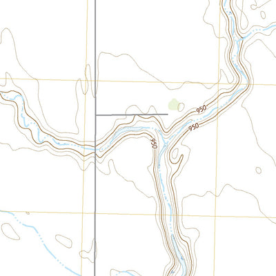 United States Geological Survey Buxton SW, ND (2020, 24000-Scale) digital map