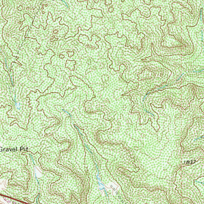 United States Geological Survey Buzzard Peak, TX (1967, 24000-Scale) digital map