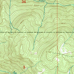 United States Geological Survey Buzzard Roost, ID (1994, 24000-Scale) digital map