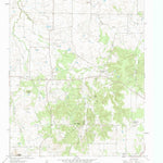 United States Geological Survey Buzzard Roost Knob, TX (1960, 24000-Scale) digital map