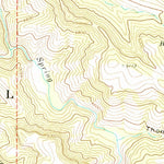 United States Geological Survey Buzzard Roost Mesa, AZ (1972, 24000-Scale) digital map