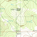 United States Geological Survey Bybee Knoll, UT (1990, 24000-Scale) digital map