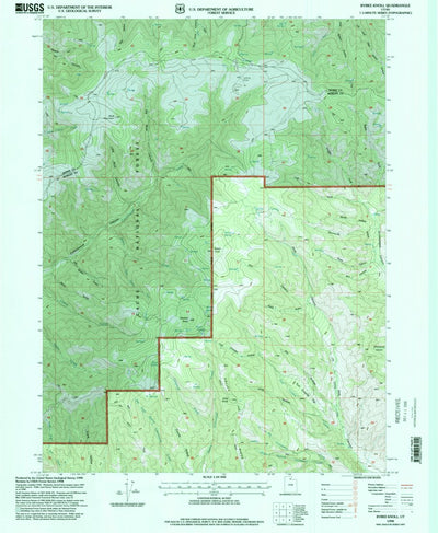 United States Geological Survey Bybee Knoll, UT (1998, 24000-Scale) digital map