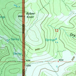 United States Geological Survey Bybee Knoll, UT (1998, 24000-Scale) digital map