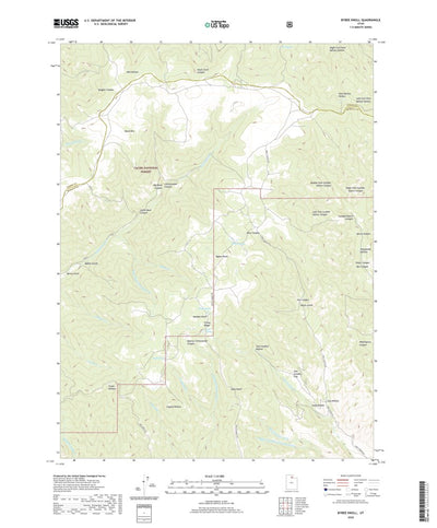 United States Geological Survey Bybee Knoll, UT (2020, 24000-Scale) digital map