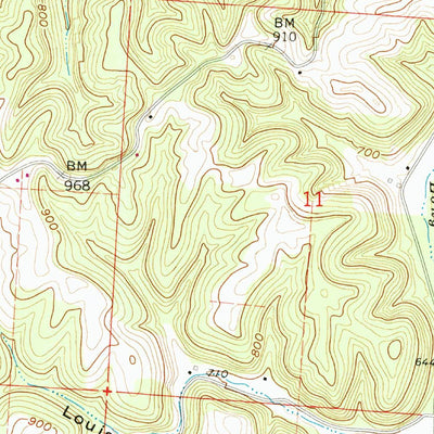 United States Geological Survey Byer, OH (1961, 24000-Scale) digital map